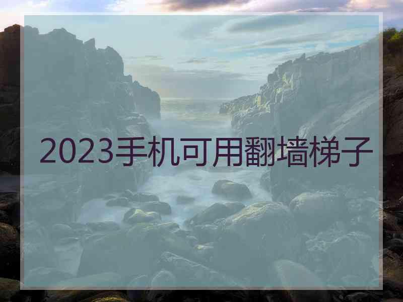 2023手机可用翻墙梯子