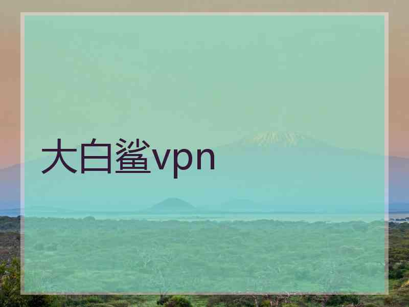 大白鲨vpn